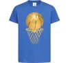 Детская футболка Golden basket Ярко-синий фото