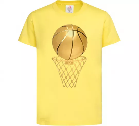 Детская футболка Golden basket Лимонный фото