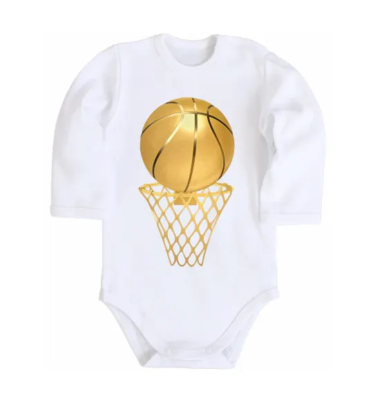 Детский боди Golden basket Белый фото