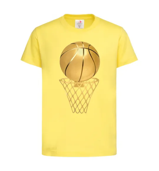 Дитяча футболка Golden basket Лимонний фото
