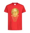 Дитяча футболка Golden basket Червоний фото