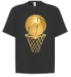 Футболка Оверсайз Golden basket Черный фото