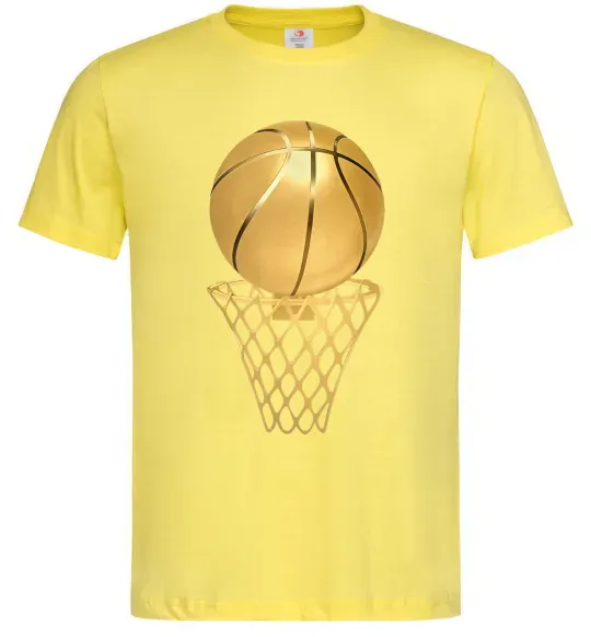 Мужская футболка Golden basket Лимонный фото