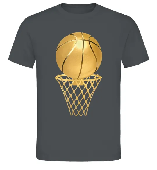 Мужская футболка Golden basket Графит фото