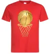 Мужская футболка Golden basket Красный фото
