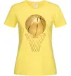 Женская футболка Golden basket Лимонный фото