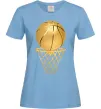 Женская футболка Golden basket Голубой фото
