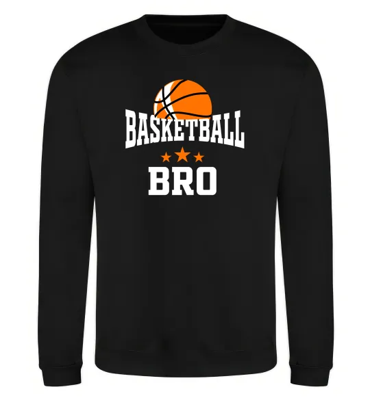 Свитшот Basketball bro Черный фото