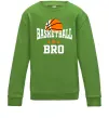 Детский Свитшот Basketball bro Лаймовый фото
