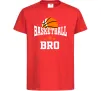 Детская футболка Basketball bro Красный фото