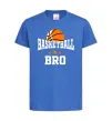 Дитяча футболка Basketball bro Яскраво-синій фото