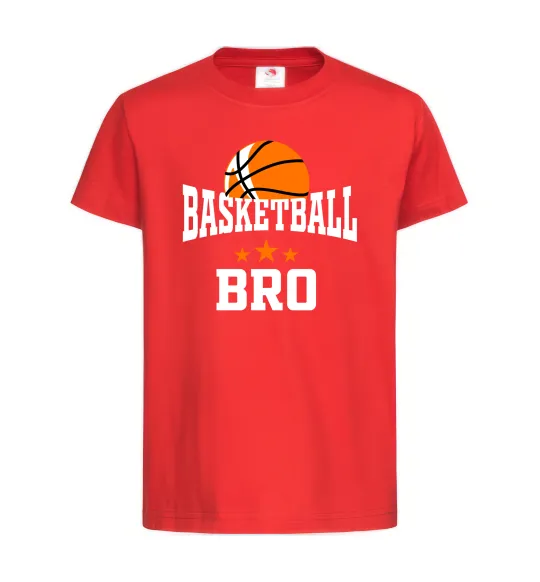 Дитяча футболка Basketball bro Червоний фото