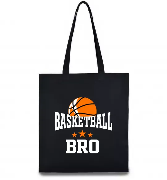 Эко-сумка Basketball bro Черный фото