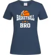 Женская футболка Basketball bro Темно-синий фото