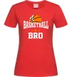 Женская футболка Basketball bro Красный фото