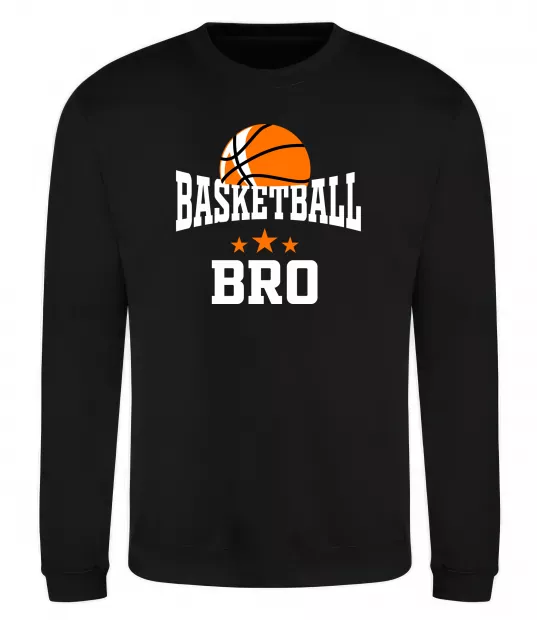 Свитшот Basketball bro Черный фото
