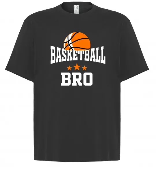Футболка Оверсайз Basketball bro Черный фото