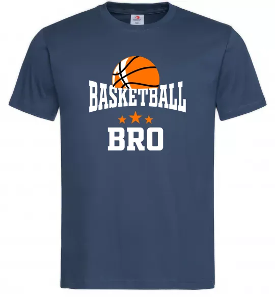 Чоловіча футболка Basketball bro Темно-синій фото