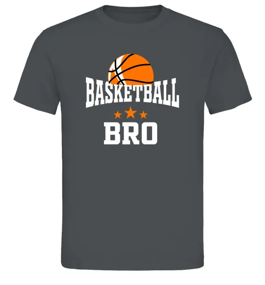 Чоловіча футболка Basketball bro Графіт фото