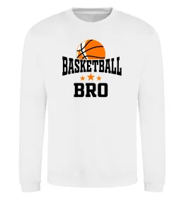 Свитшот Basketball bro Белый фото