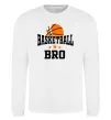 Свитшот Basketball bro Белый фото