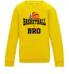Детский Свитшот Basketball bro Солнечно желтый фото