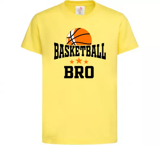 Детская футболка Basketball bro Лимонный фото