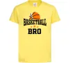 Детская футболка Basketball bro Лимонный фото