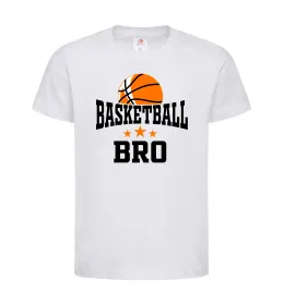Дитяча футболка Basketball bro Білий фото