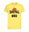 Дитяча футболка Basketball bro Лимонний фото