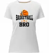 Женская премиум футболка Basketball bro Белый фото