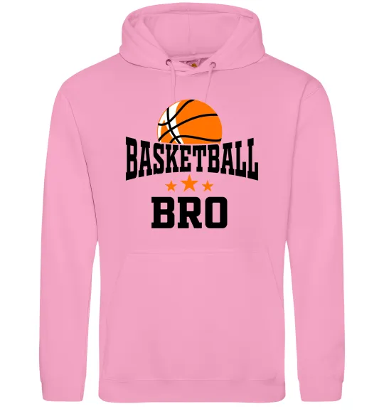 Чоловіча толстовка (худі) Basketball bro Рожевий фото