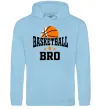 Чоловіча толстовка (худі) Basketball bro Блакитний фото