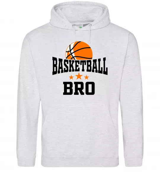Жіноча толстовка (худі) Basketball bro Сірий меланж фото