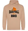 Жіноча толстовка (худі) Basketball bro Пісочний фото
