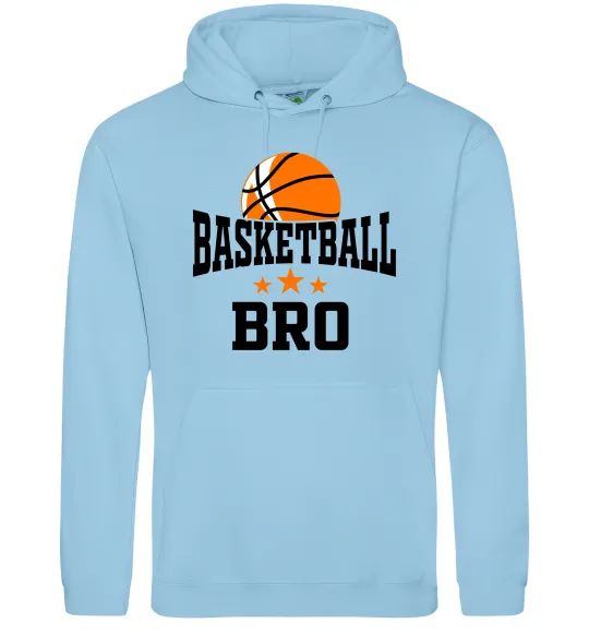 Жіноча толстовка (худі) Basketball bro Блакитний фото