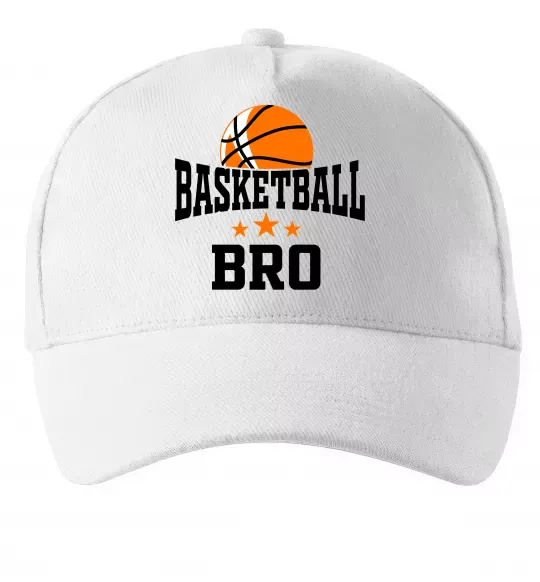 Кепка Basketball bro Белый фото