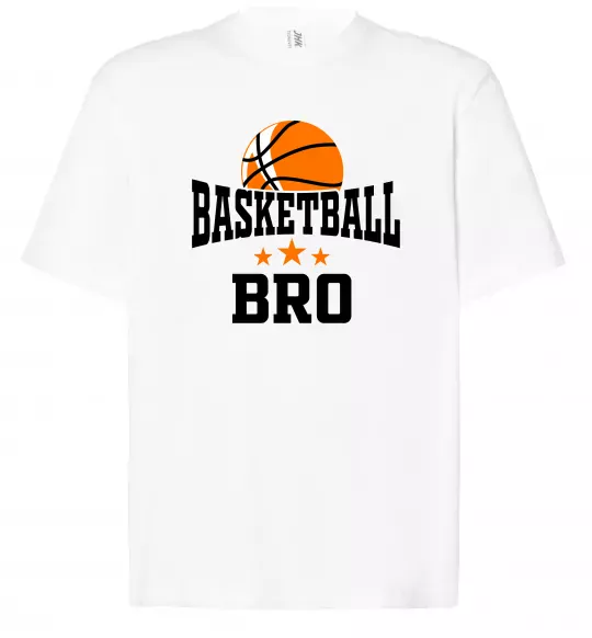 Футболка Оверсайз Basketball bro Белый фото