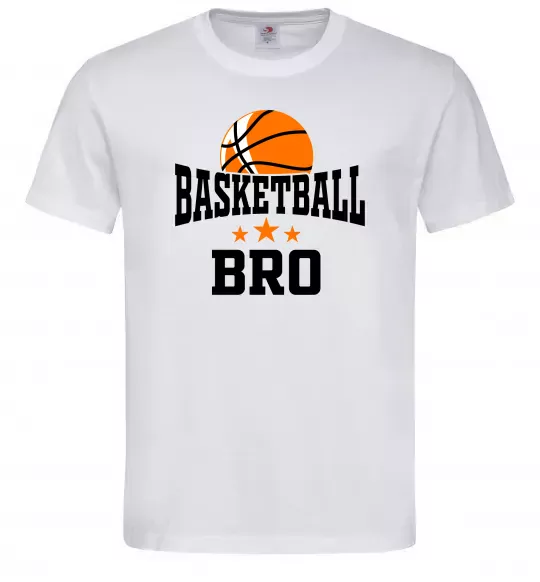 Чоловіча футболка Basketball bro Білий фото