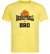 Чоловіча футболка Basketball bro Лимонний фото