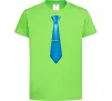 Дитяча футболка Блакитна краватка Лаймовий Дитяча футболка Блакитна краватка Лаймовий фото