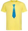 Чоловіча футболка Блакитна краватка Лимонний фото