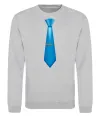 Свитшот Блакитна краватка Серый меланж фото