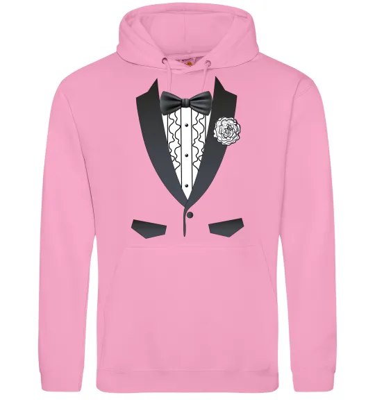 Чоловіча толстовка (худі) Костюм з метеликом та квіткою Рожевий фото