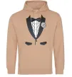 Чоловіча толстовка (худі) Костюм з метеликом та квіткою Пісочний фото