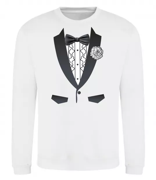 Свитшот Костюм з метеликом та квіткою Белый фото