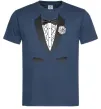 Чоловіча футболка Костюм з метеликом та квіткою Темно-синій Чоловіча футболка Костюм з метеликом та квіткою Темно-синій фото