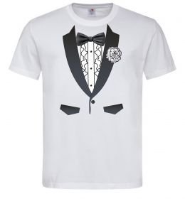 Чоловіча футболка Костюм з метеликом та квіткою Чоловіча футболка Костюм з метеликом та квіткою