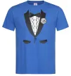 Чоловіча футболка Костюм з метеликом та квіткою Яскраво-синій Чоловіча футболка Костюм з метеликом та квіткою Яскраво-синій фото