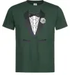 Чоловіча футболка Костюм з метеликом та квіткою Темно-зелений Чоловіча футболка Костюм з метеликом та квіткою Темно-зелений фото